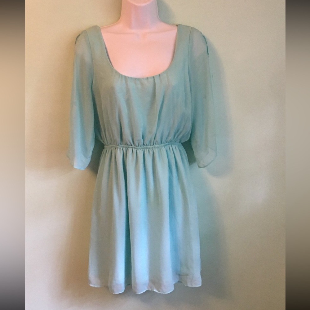 Y2K BodyC Pretty Chiffon Work Dress Size Small